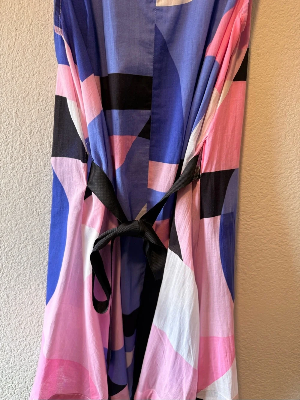 KATE SPADE Sleeveless Geometric Shift Dress Swim Cover Up